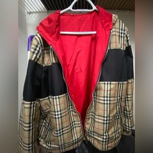 Burberry Nova Check/Red Reversible Jacket